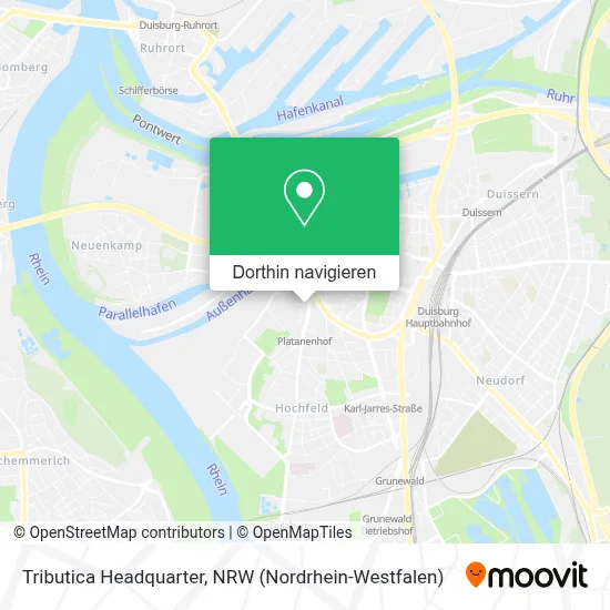 Tributica Headquarter Karte