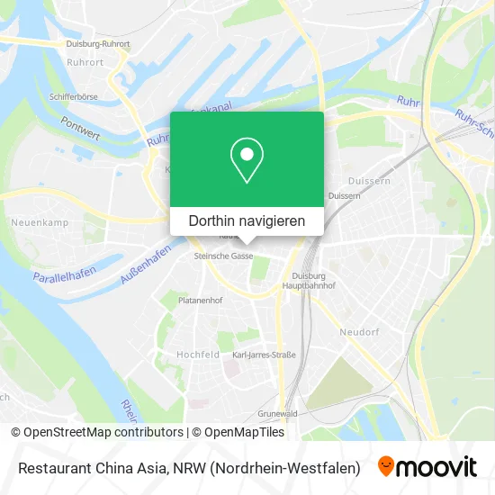 Restaurant China Asia Karte