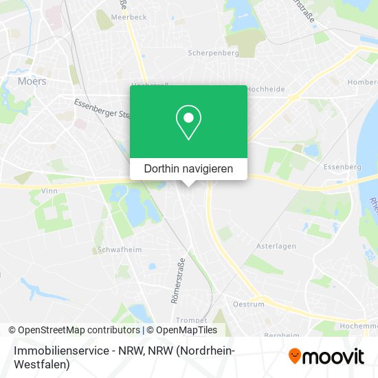 Immobilienservice - NRW Karte