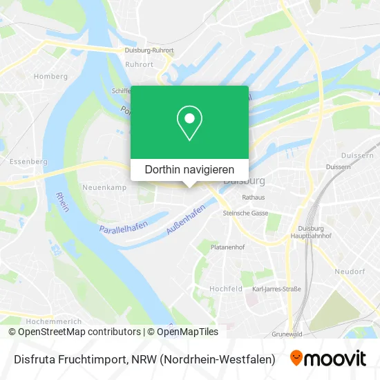 Disfruta Fruchtimport Karte