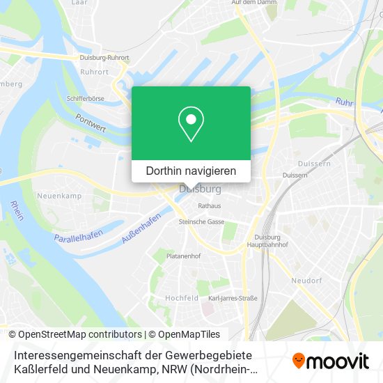 Interessengemeinschaft der Gewerbegebiete Kaßlerfeld und Neuenkamp Karte