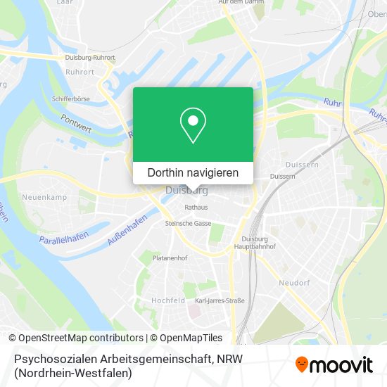 Psychosozialen Arbeitsgemeinschaft Karte