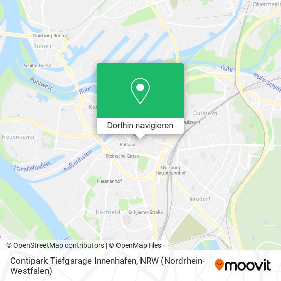 Contipark Tiefgarage Innenhafen Karte