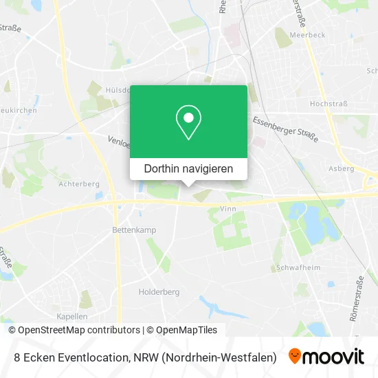 8 Ecken Eventlocation Karte