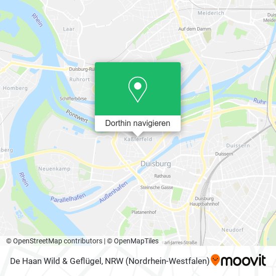 De Haan Wild & Geflügel Karte