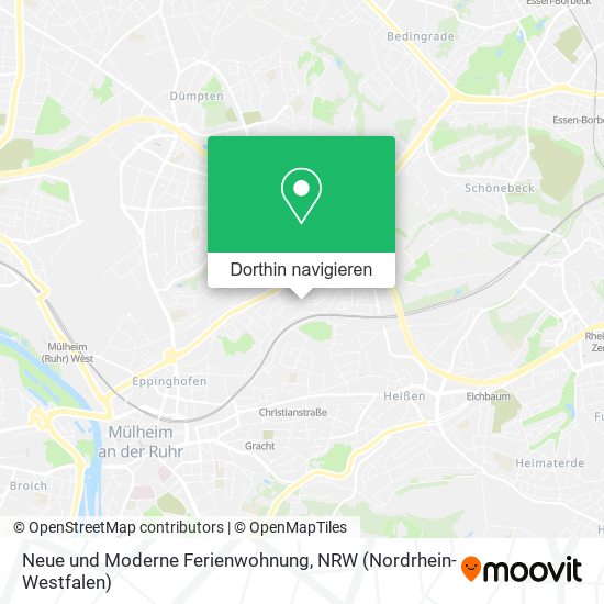 Neue und Moderne Ferienwohnung Karte