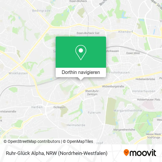 Ruhr-Glück Alpha Karte