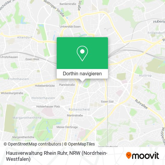 Hausverwaltung Rhein Ruhr Karte