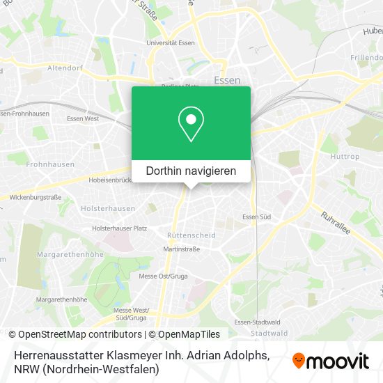 Herrenausstatter Klasmeyer Inh. Adrian Adolphs Karte