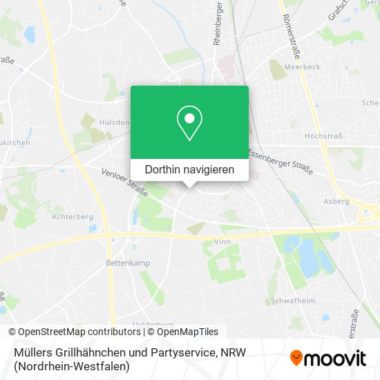 Müllers Grillhähnchen und Partyservice Karte
