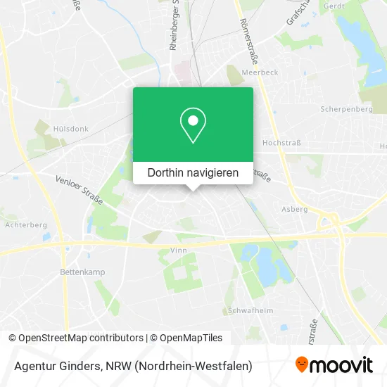 Agentur Ginders Karte