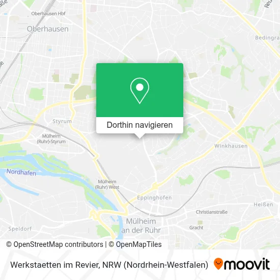 Werkstaetten im Revier Karte