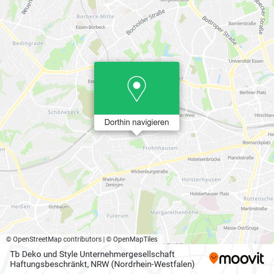 Tb Deko und Style Unternehmergesellschaft Haftungsbeschränkt Karte
