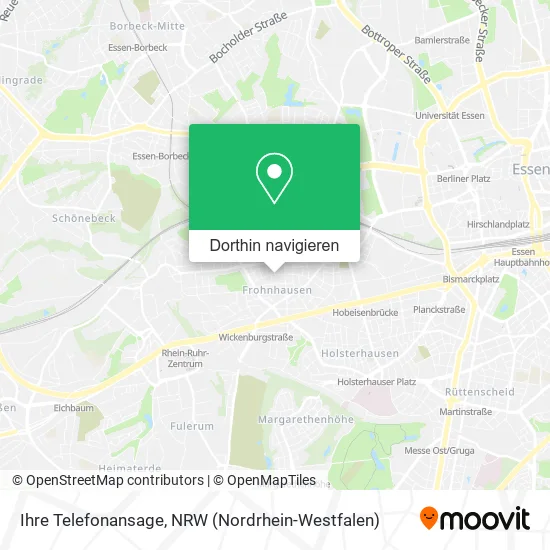 Ihre Telefonansage Karte