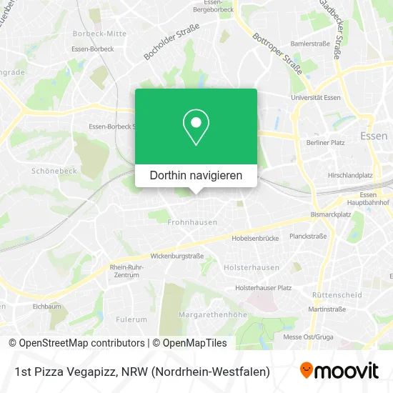 1st Pizza Vegapizz Karte