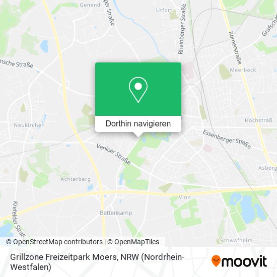 Grillzone Freizeitpark Moers Karte