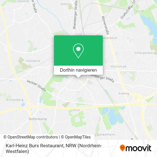 Karl-Heinz Burs Restaurant Karte