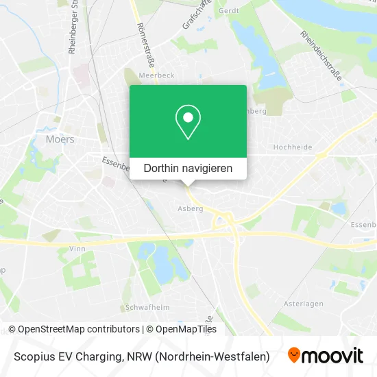 Scopius EV Charging Karte