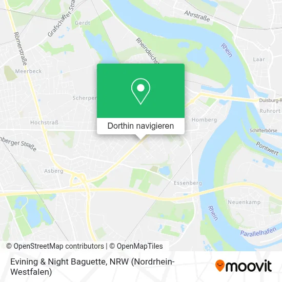 Evining & Night Baguette Karte