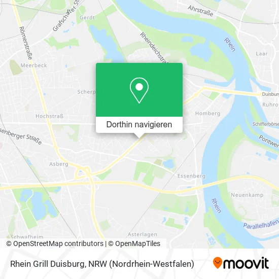 Rhein Grill Duisburg Karte