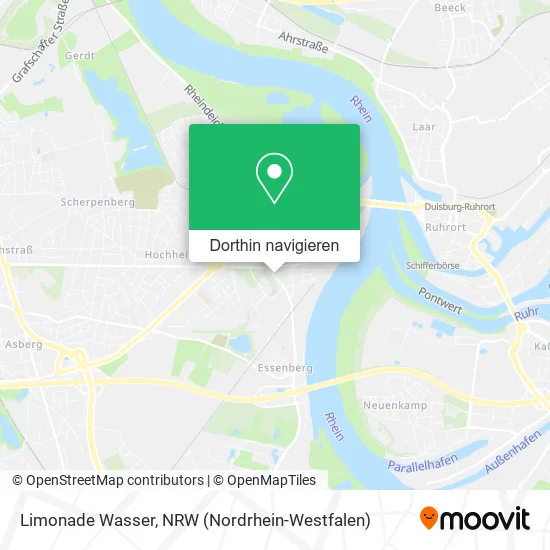 Limonade Wasser Karte