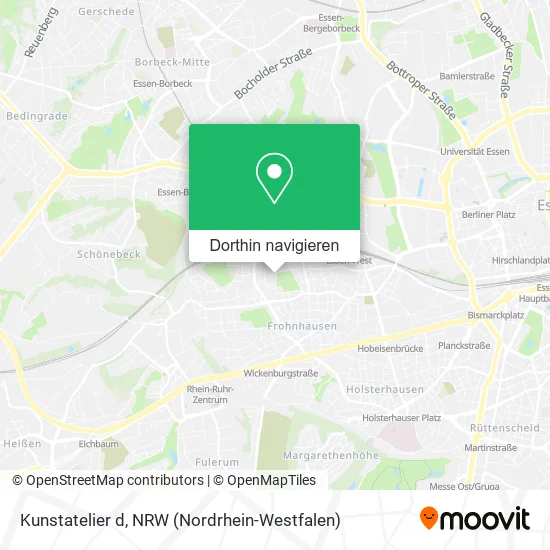 Kunstatelier d Karte