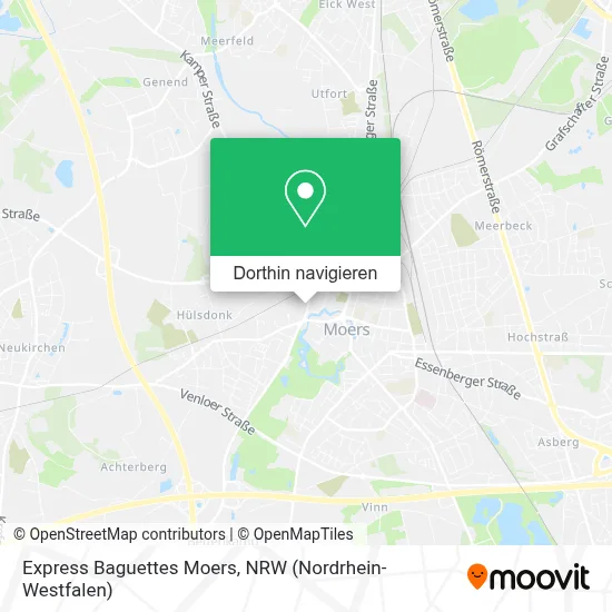 Express Baguettes Moers Karte