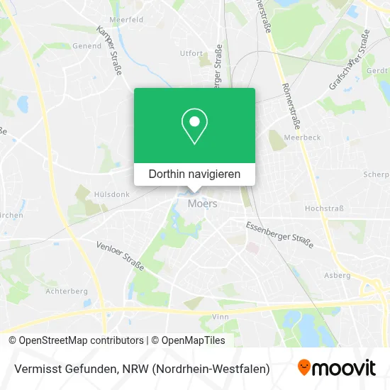 Vermisst Gefunden Karte