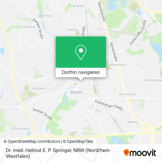 Dr. med. Helmut E. P. Springer Karte