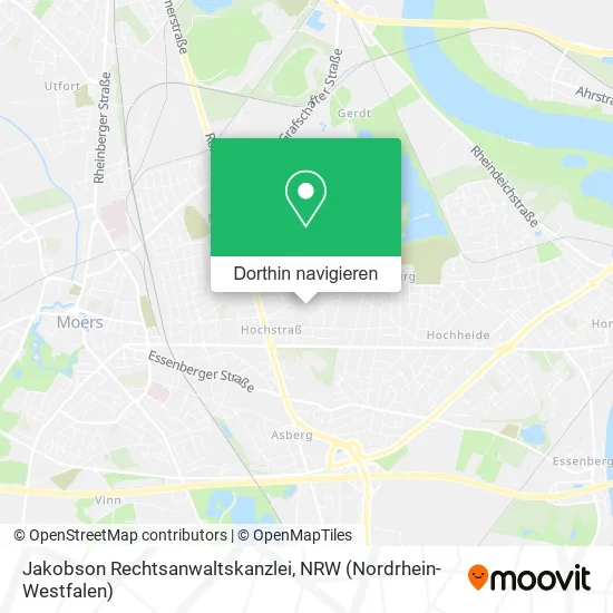 Jakobson Rechtsanwaltskanzlei Karte
