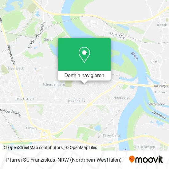 Pfarrei St. Franziskus Karte