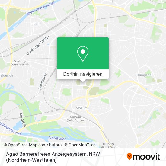 Agao Barrierefreies Anzeigesystem Karte