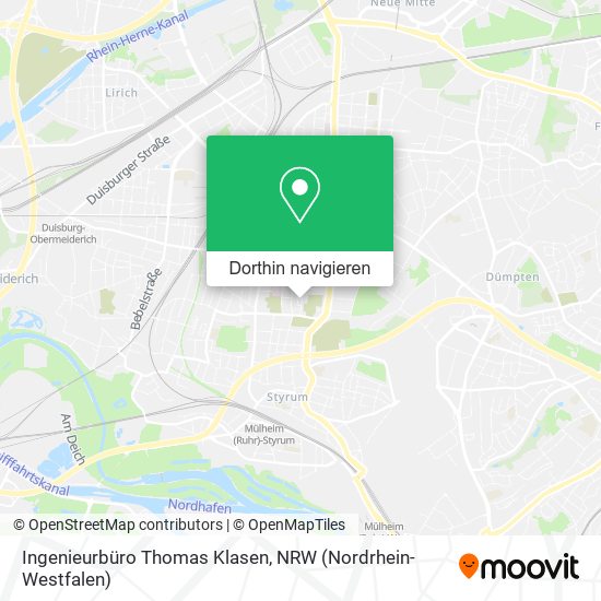 Ingenieurbüro Thomas Klasen Karte