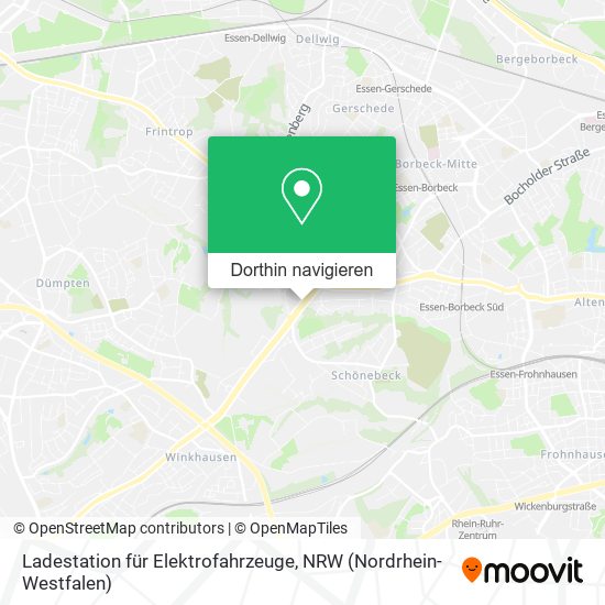 Ladestation für Elektrofahrzeuge Karte