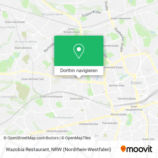 Wazobia Restaurant Karte