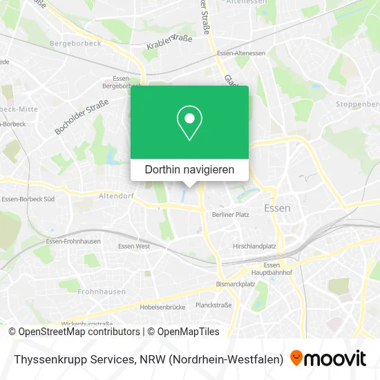 Thyssenkrupp Services Karte