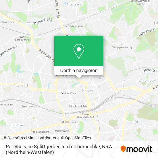 Partyservice Splittgerber, Inh.b. Thomschke Karte