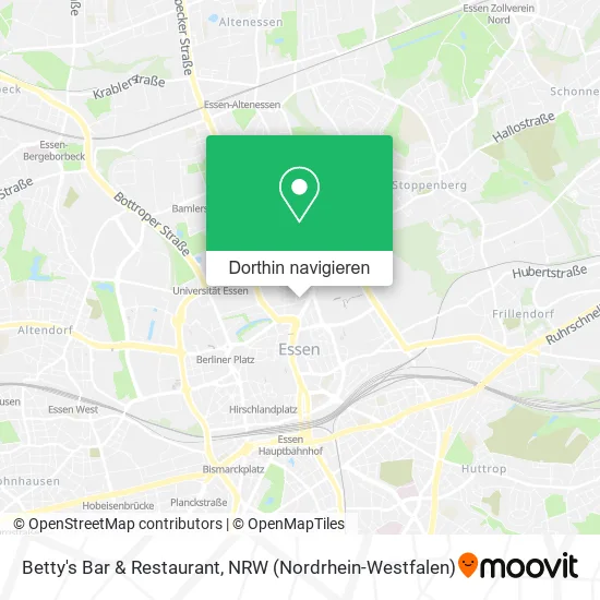 Betty's Bar & Restaurant Karte