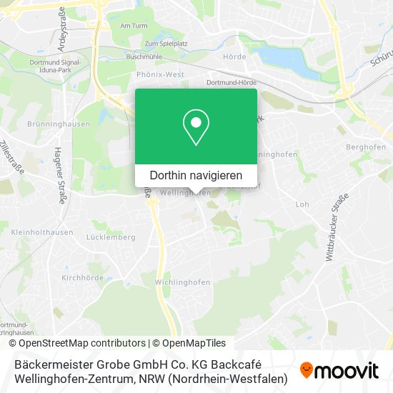 Bäckermeister Grobe GmbH Co. KG Backcafé Wellinghofen-Zentrum Karte