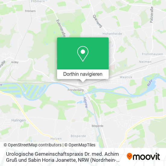 Urologische Gemeinschaftspraxis Dr. med. Achim Gruß und Sabin Horia Joanette Karte