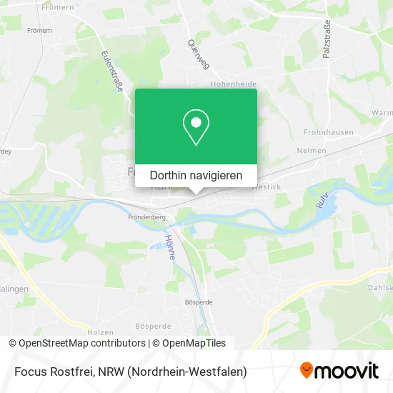 Focus Rostfrei Karte