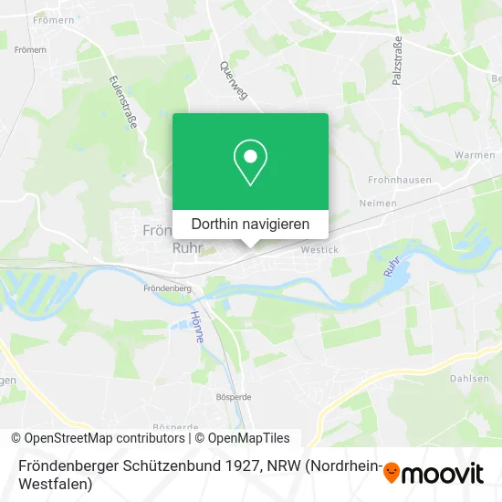 Fröndenberger Schützenbund 1927 Karte