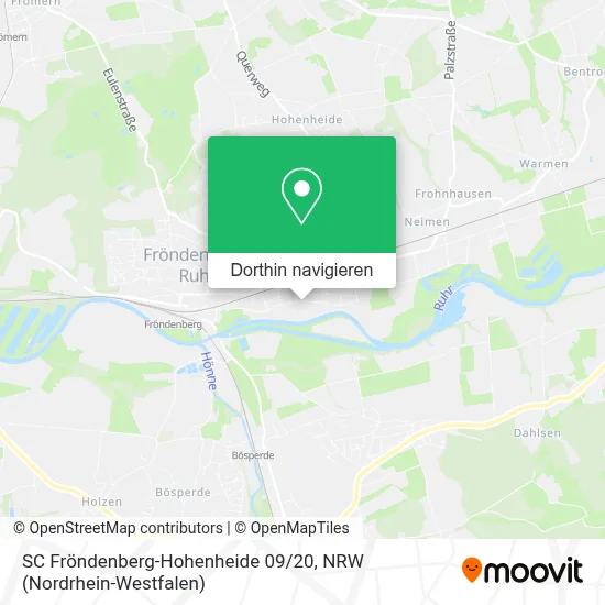 SC Fröndenberg-Hohenheide 09 / 20 Karte