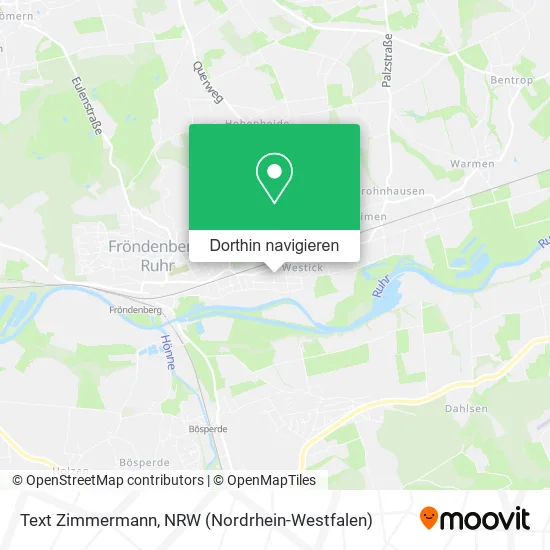 Text Zimmermann Karte