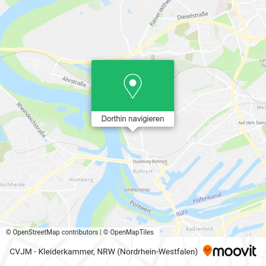 CVJM - Kleiderkammer Karte