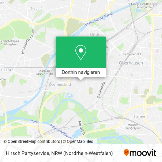 Hirsch Partyservice Karte