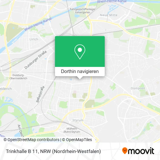 Trinkhalle B 11 Karte