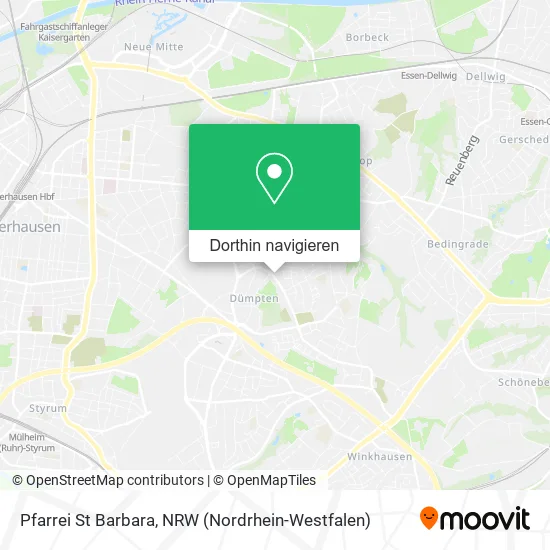 Pfarrei St Barbara Karte