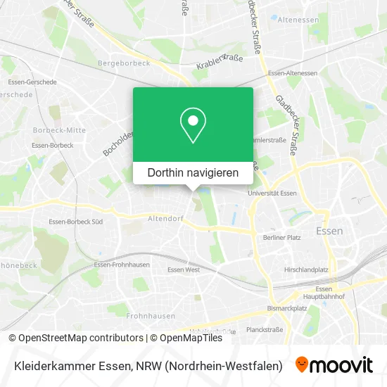 Kleiderkammer Essen Karte