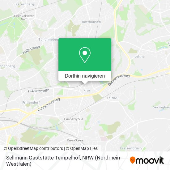 Sellmann Gaststätte Tempelhof Karte